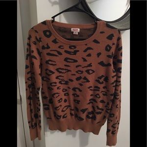 Mossimo animal print sweater